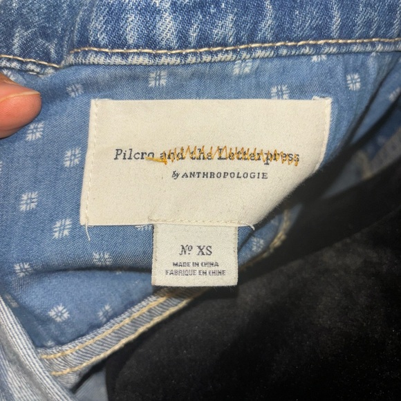 Anthropologie Classic Blue Jean Jacket - Picture 7 of 7